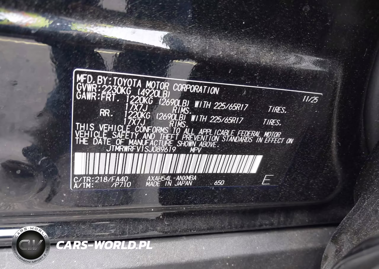 2025 Toyota Rav4 Hybrid Xle VIN:JTMRWRFV1SJ089619 - 9