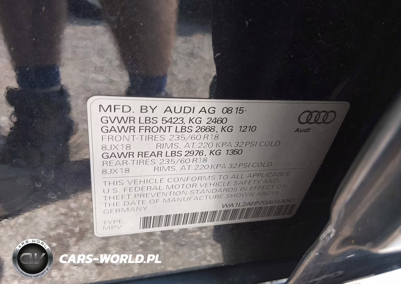 2016 Audi Q5 2.0T Premium VIN:WA1L2AFP7GA043041 - 9