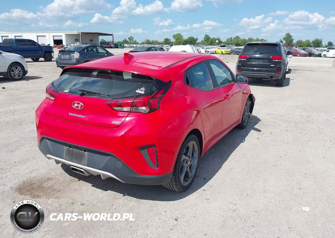 2019 Hyundai Veloster 2.0 VIN:KMHTG6AF3KU017803 - 4