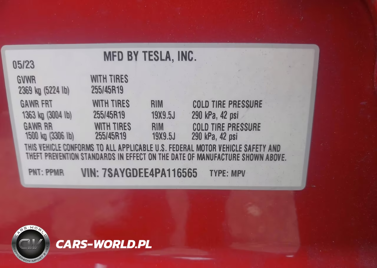 2023 Tesla Model Y Awd-Long Range Dual Motor All-Wheel Drive VIN:7SAYGDEE4PA116565 - 9