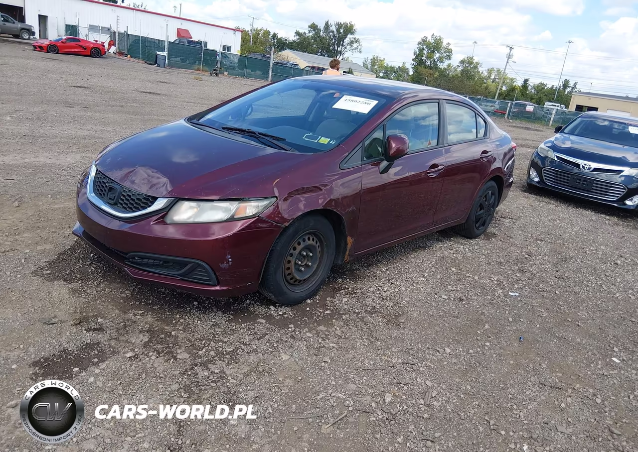 2013 Honda Civic Lx VIN:2HGFB2F56DH555606 - 2