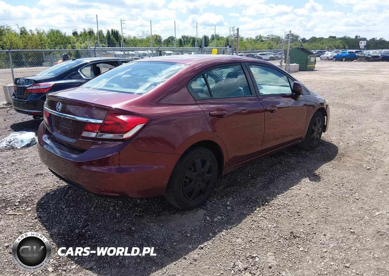 2013 Honda Civic Lx VIN:2HGFB2F56DH555606 - 4