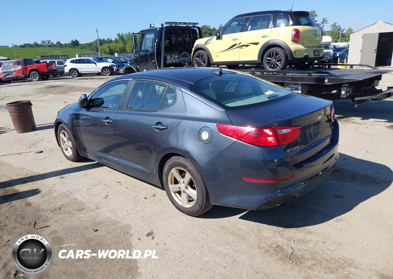 2015 Kia Optima Lx VIN:5XXGM4A76FG490862 - 3