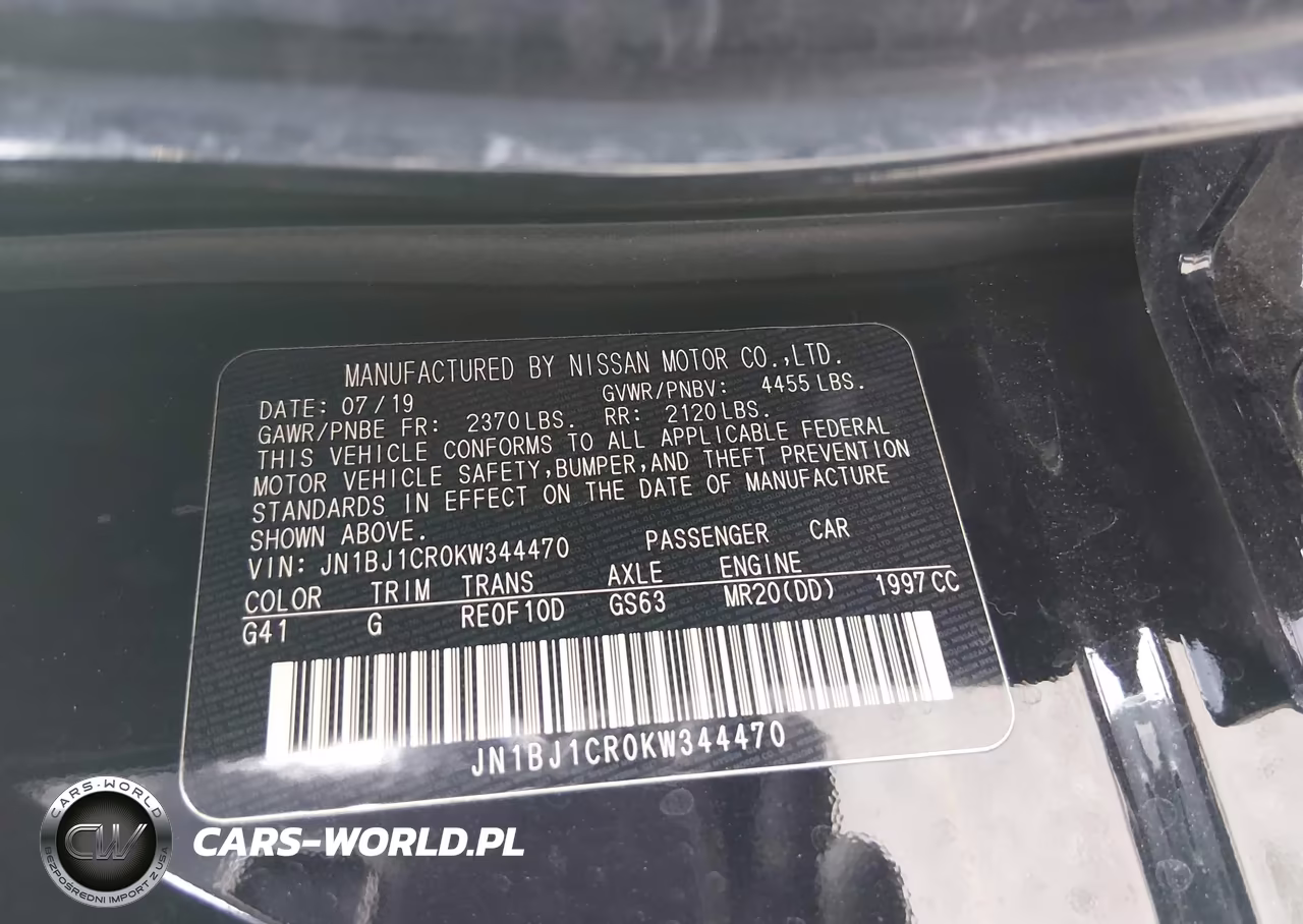 2019 Nissan Rogue Sport Sv VIN:JN1BJ1CR0KW344470 - 9