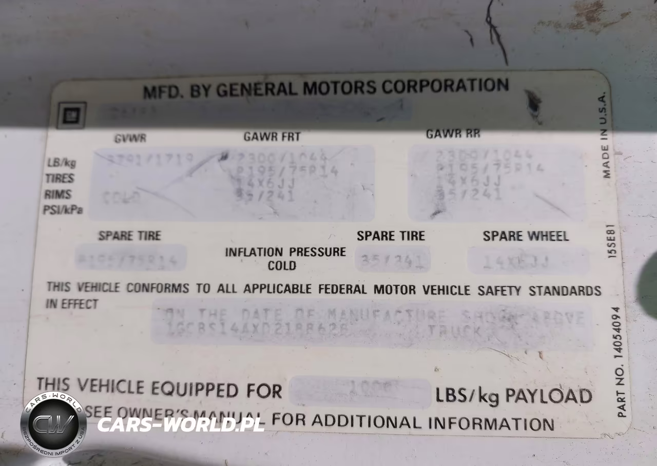 1983 Chevrolet S Truck S10 VIN:1GCBS14AXD2188628 - 9