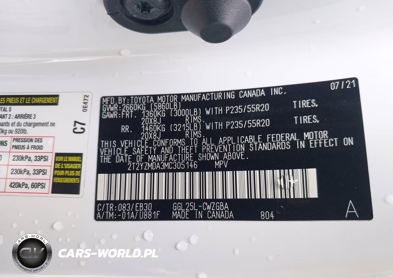 2021 Lexus Rx 350 F Sport Handling VIN:2T2YZMDA3MC305146 - 9
