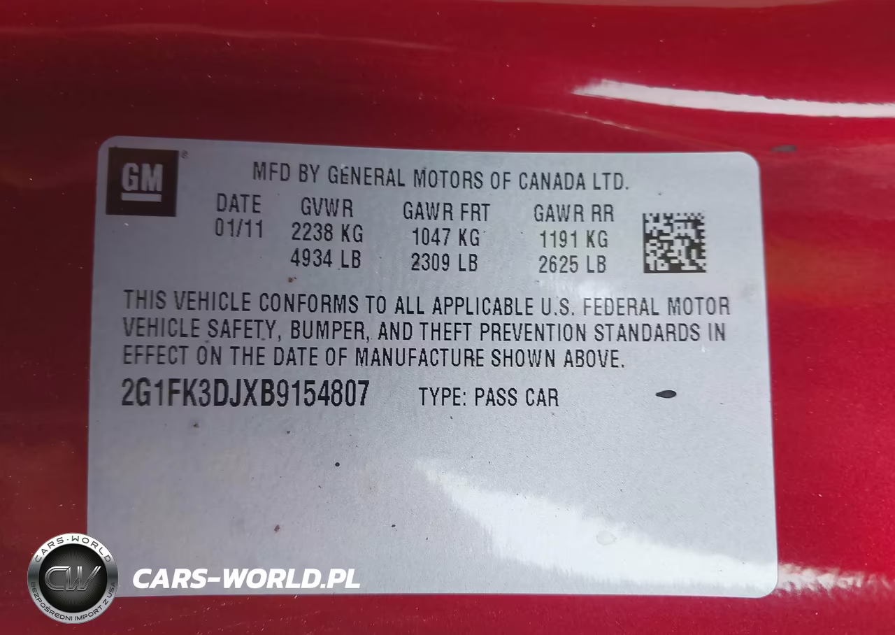 2011 Chevrolet Camaro 2Ss VIN:2G1FK3DJXB9154807 - 9