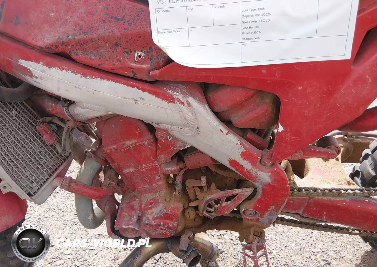 2013 Honda Crf450 R VIN:JH2PE053XDK204132 - 9