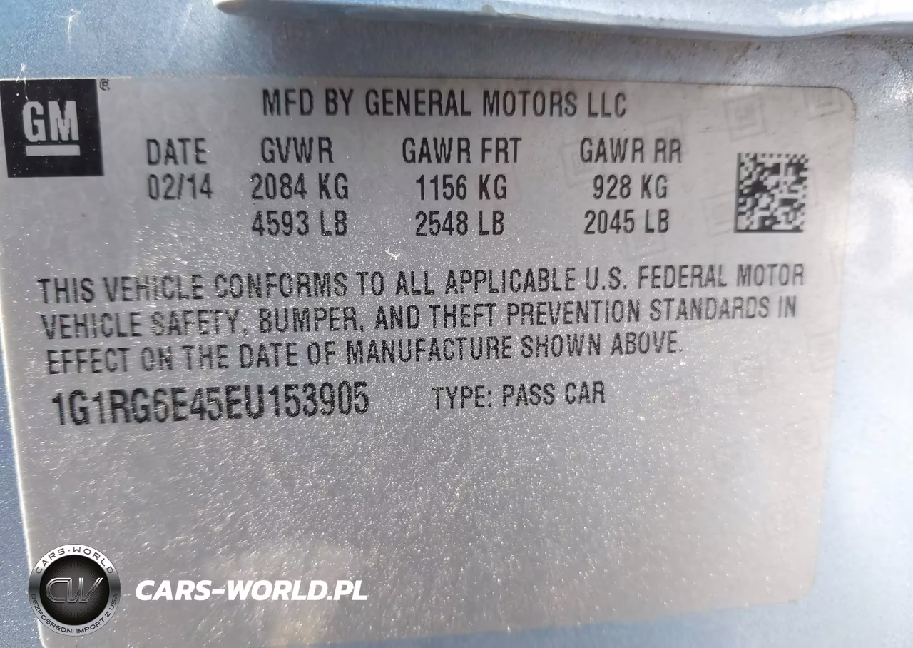 2014 Chevrolet Volt VIN:1G1RG6E45EU153905 - 9