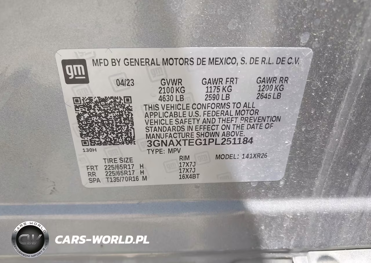 2023 Chevrolet Equinox Awd 2Fl VIN:3GNAXTEG1PL251184 - 9