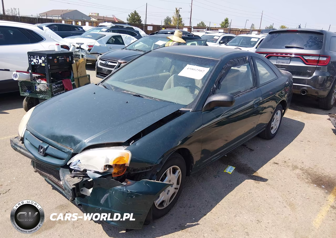 2002 Honda Civic Lx VIN:1HGEM21522L013139 - 2