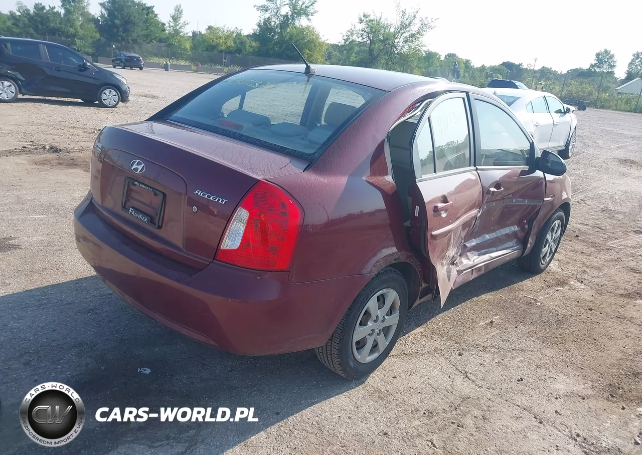 2009 Hyundai Accent Gls VIN:KMHCN46C39U369007 - 4