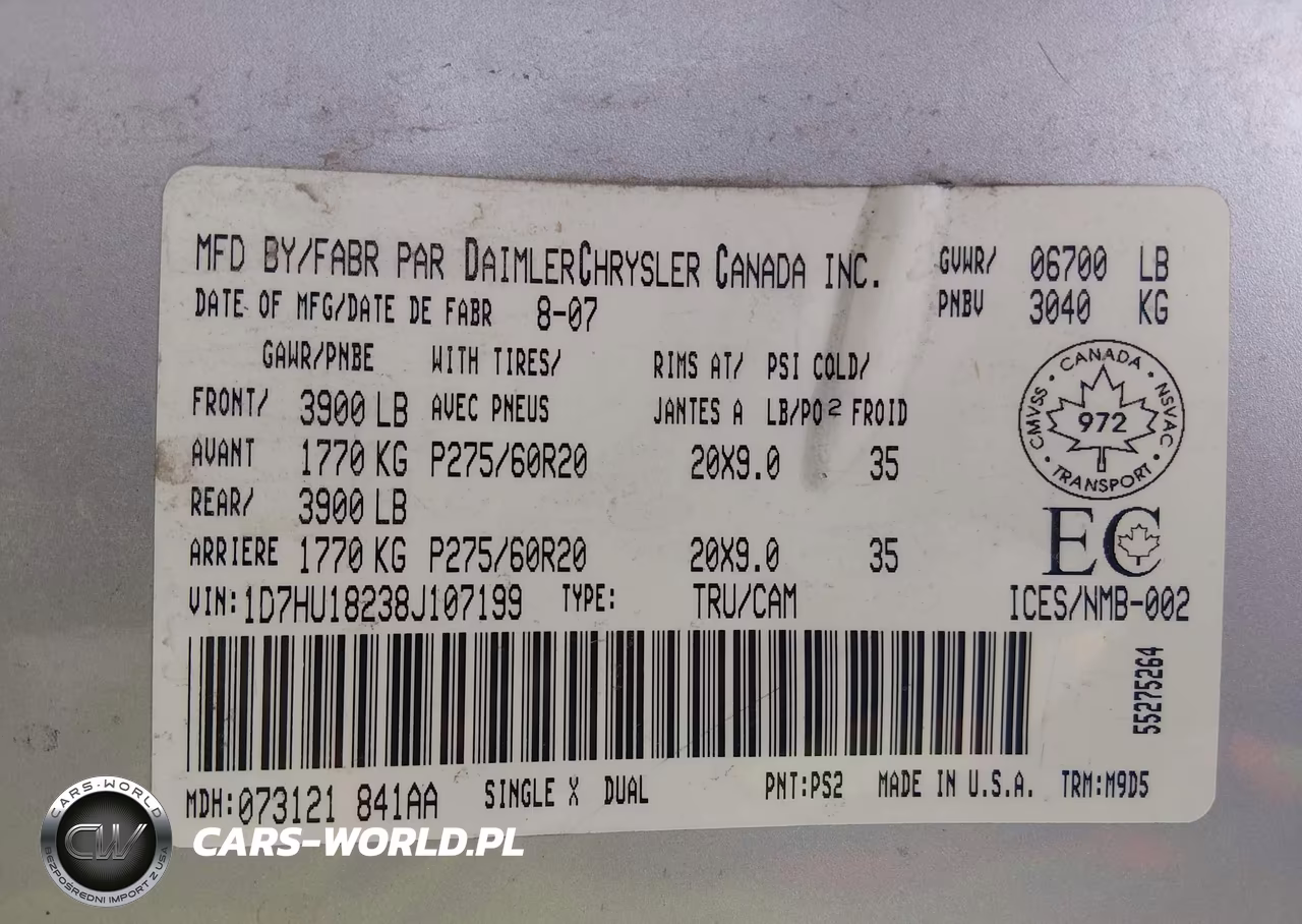 2008 Dodge Ram 1500 Slt VIN:1D7HU18238J107199 - 9