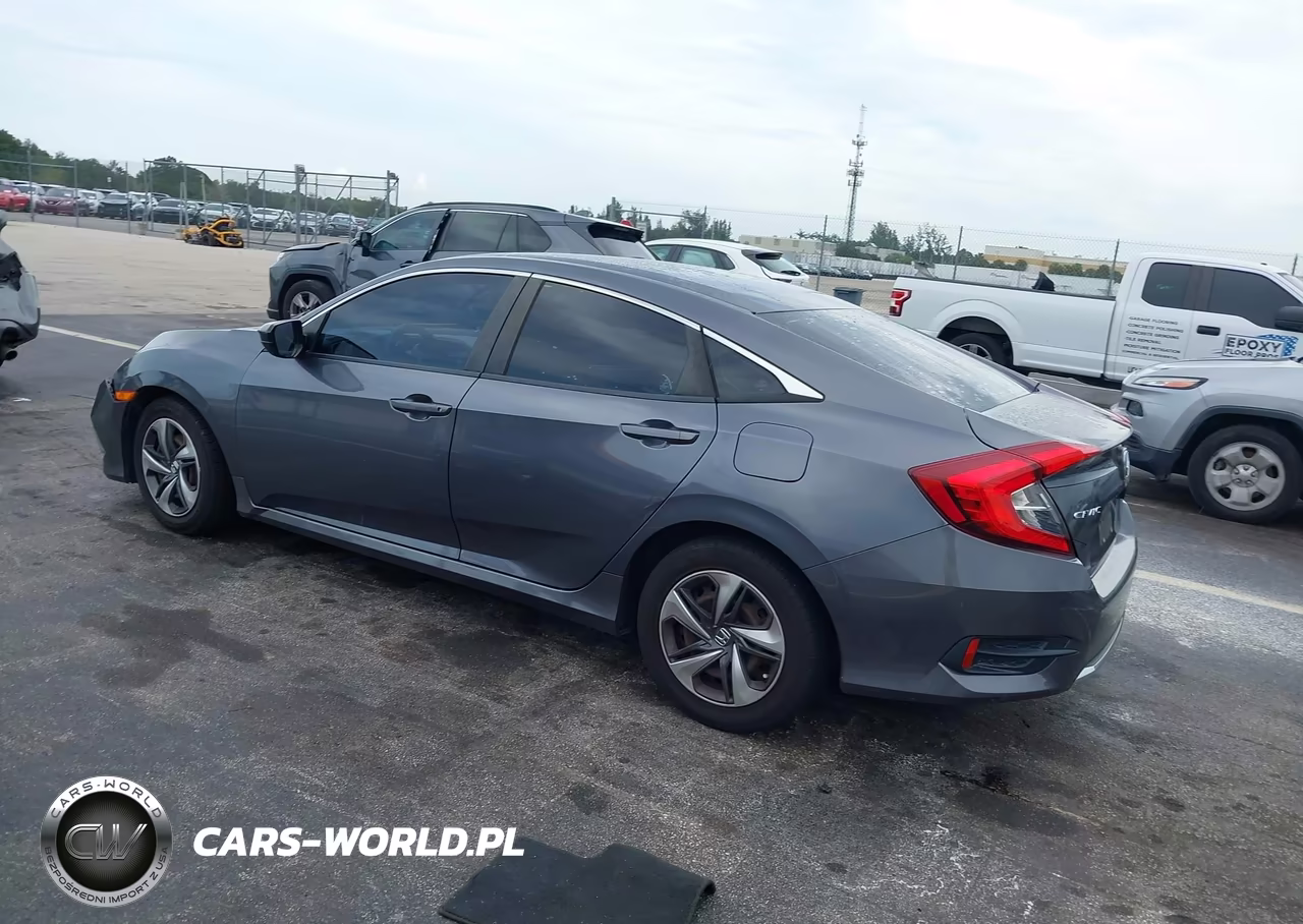 2020 Honda Civic Lx VIN:2HGFC2F69LH581671 - 3