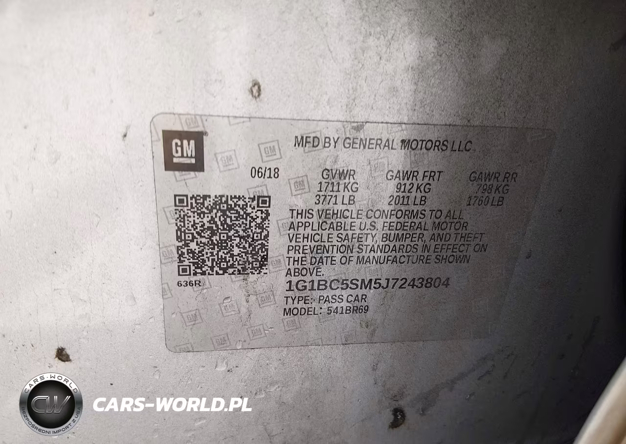 2018 Chevrolet Cruze Ls Auto VIN:1G1BC5SM5J7243804 - 9