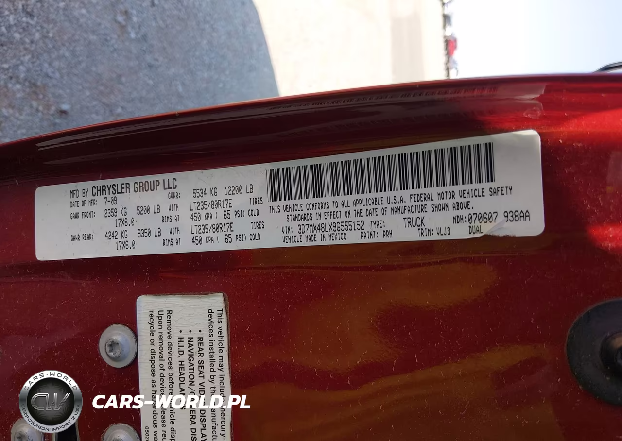2009 Dodge Ram 3500 Laramie VIN:3D7MX48LX9G555152 - 9