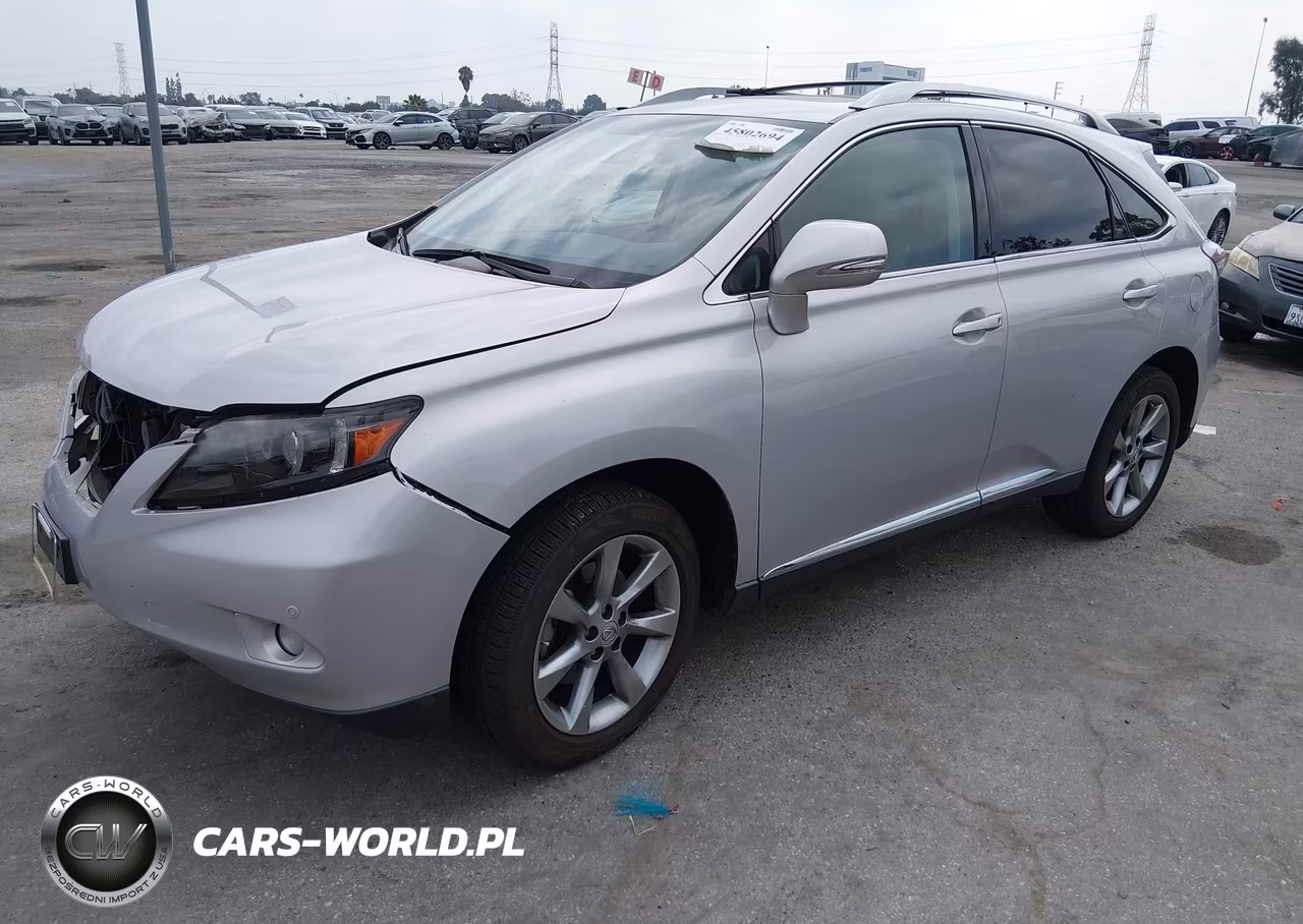 2012 Lexus Rx 350 VIN:2T2ZK1BA8CC078495 - 2