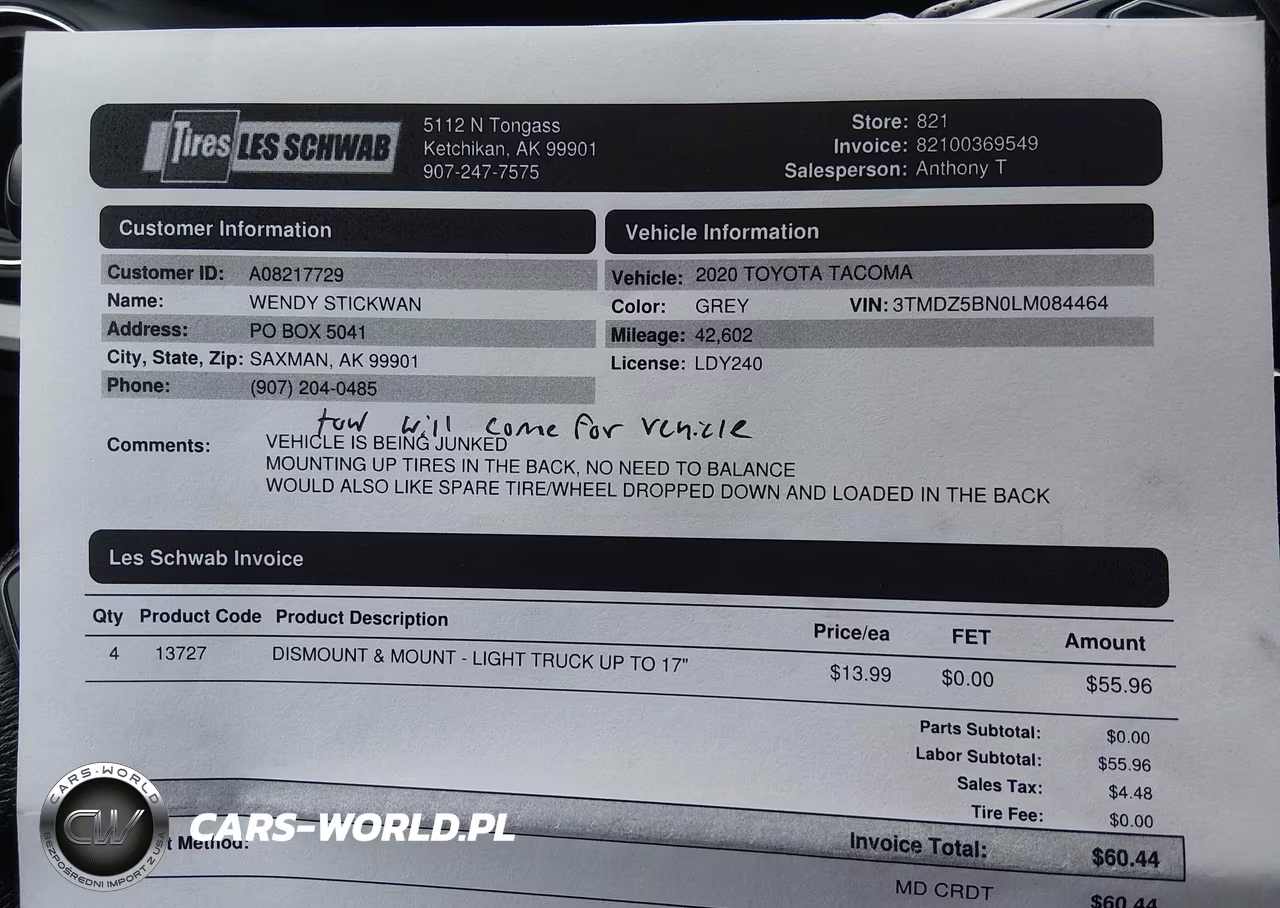 2020 Toyota Tacoma Trd Off-Road VIN:3TMDZ5BN0LM084464 - 16