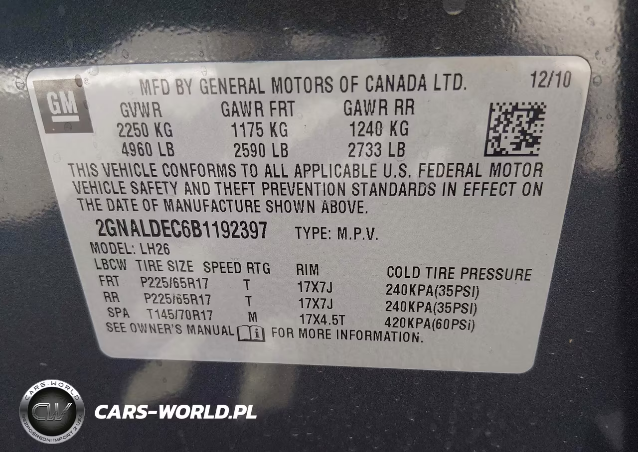 2011 Chevrolet Equinox 1Lt VIN:2GNALDEC6B1192397 - 9