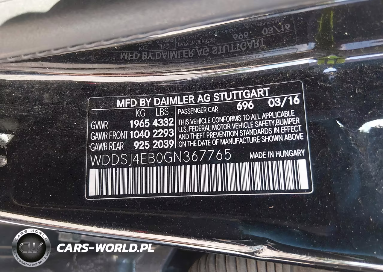 2016 Mercedes-Benz Cla 250 VIN:WDDSJ4EB0GN367765 - 9