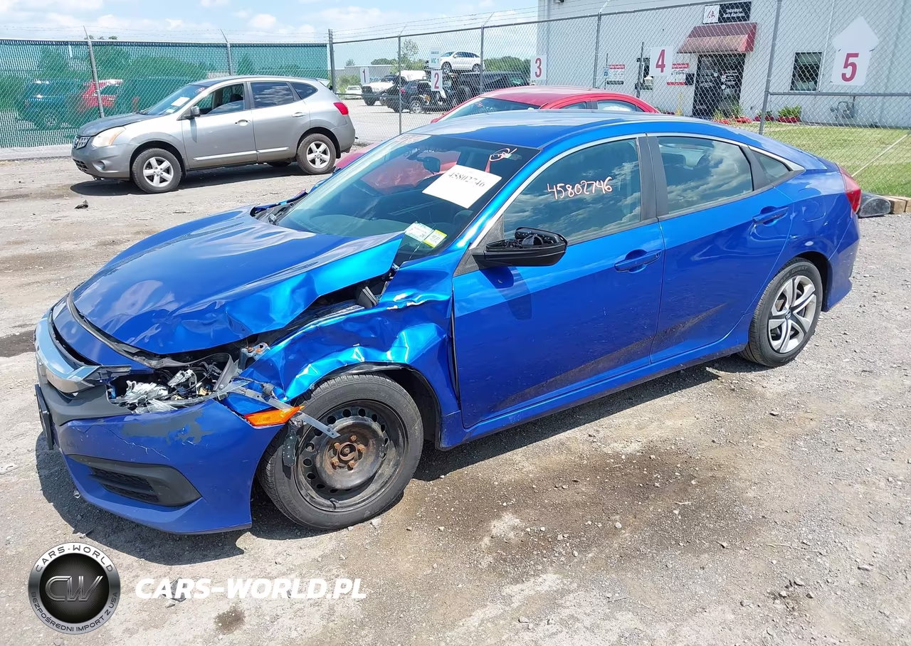 2016 Honda Civic Lx VIN:19XFC2F55GE227167 - 2