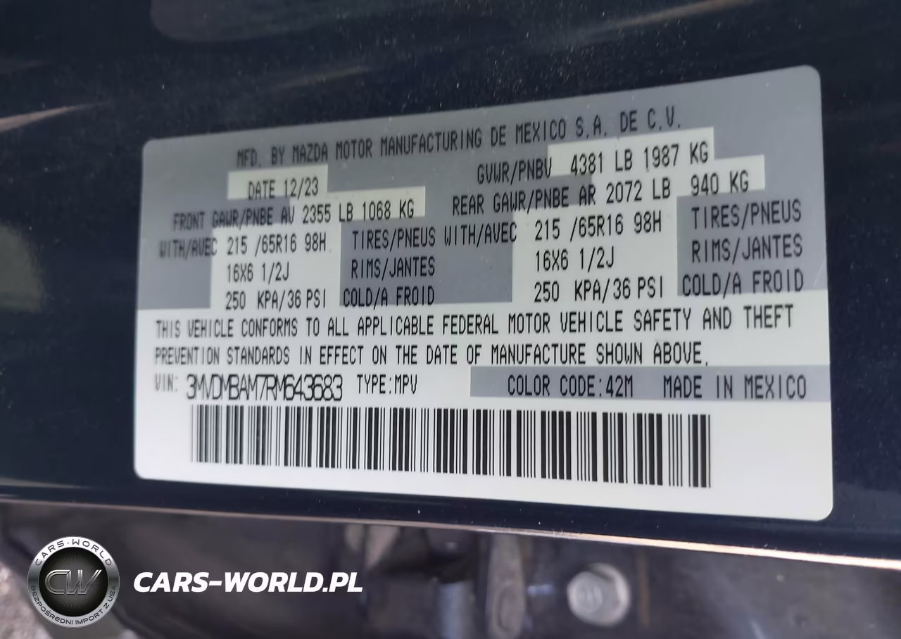 2024 Mazda Cx-30 2.5 S VIN:3MVDMBAM7RM643683 - 9