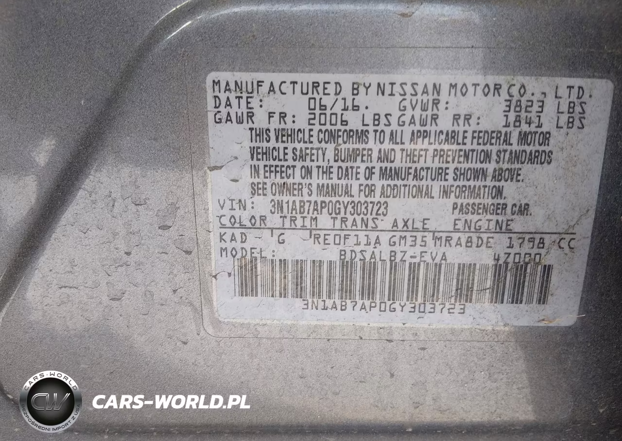 2016 Nissan Sentra S VIN:3N1AB7AP0GY303723 - 9