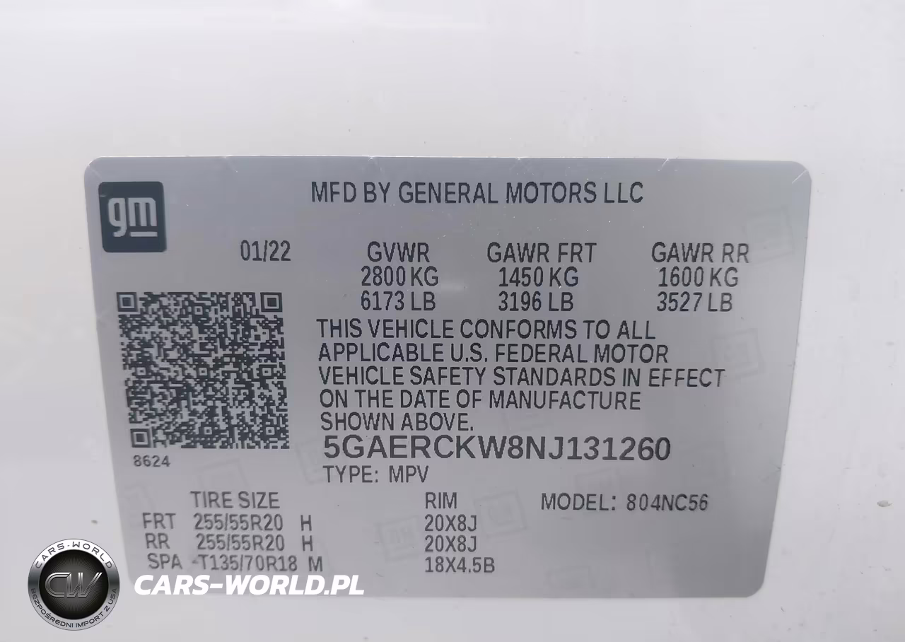 2022 Buick Enclave Fwd Premium VIN:5GAERCKW8NJ131260 - 9