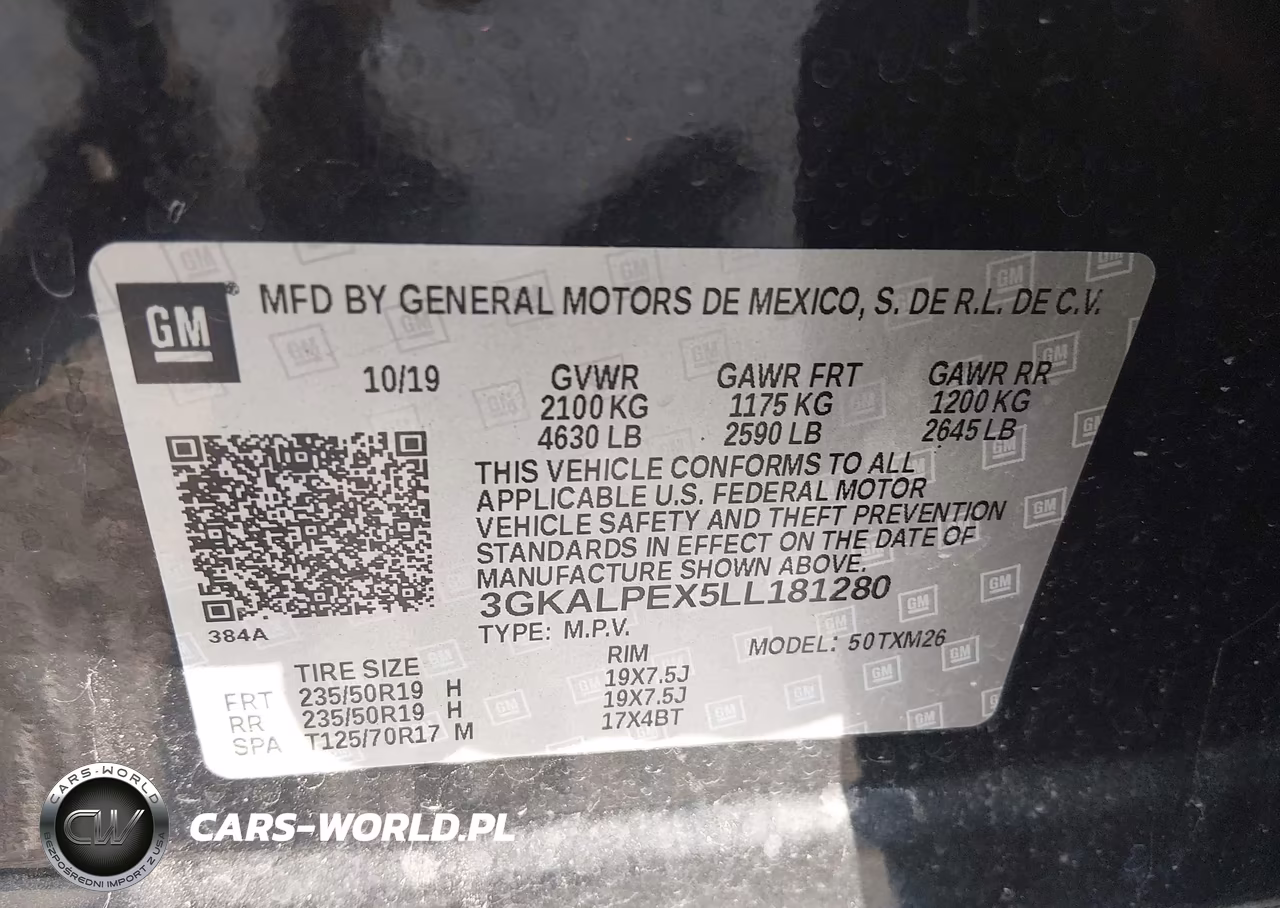 2020 GMC Terrain Fwd Slt VIN:3GKALPEX5LL181280 - 9