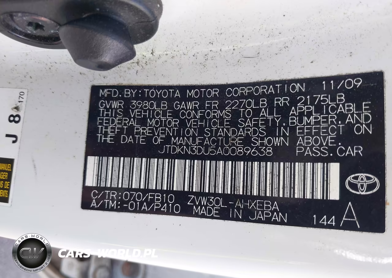 2010 Toyota Prius Ii VIN:JTDKN3DU5A0089638 - 9
