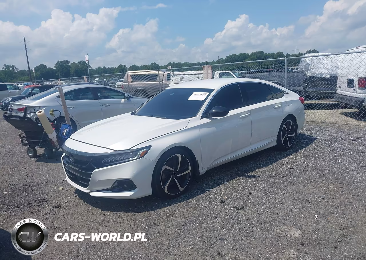 2022 Honda Accord Sport VIN:1HGCV1F33NA031901 - 2