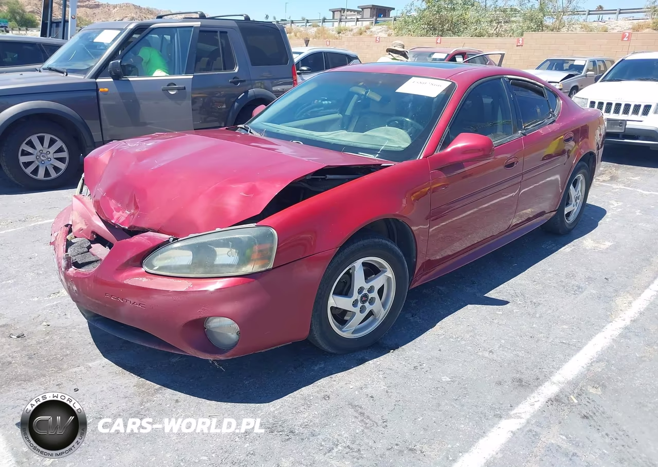 2004 Pontiac Grand Prix Gt2 VIN:2G2WS522041138507 - 2