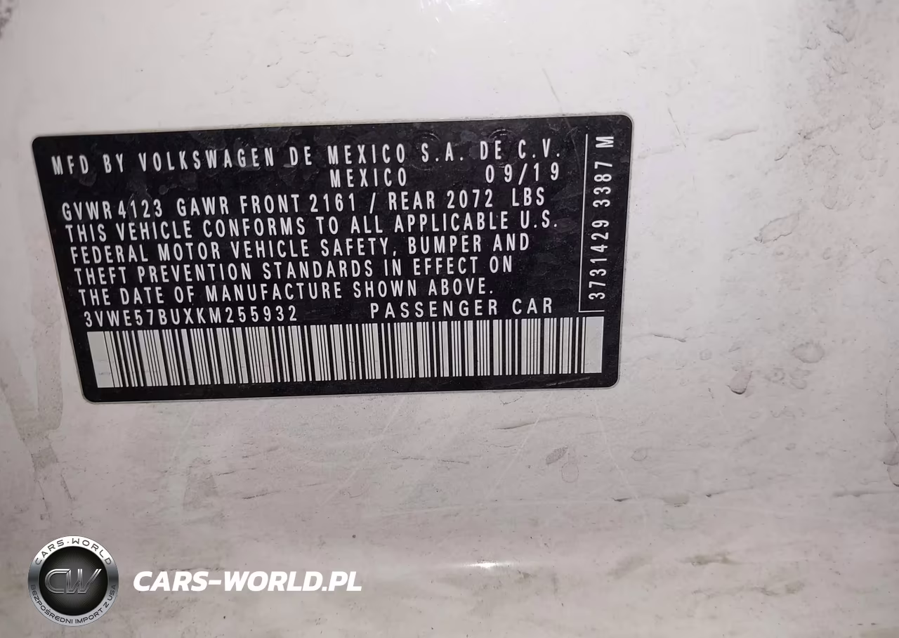 2019 Volkswagen Jetta 1.4T Sel VIN:3VWE57BUXKM255932 - 9