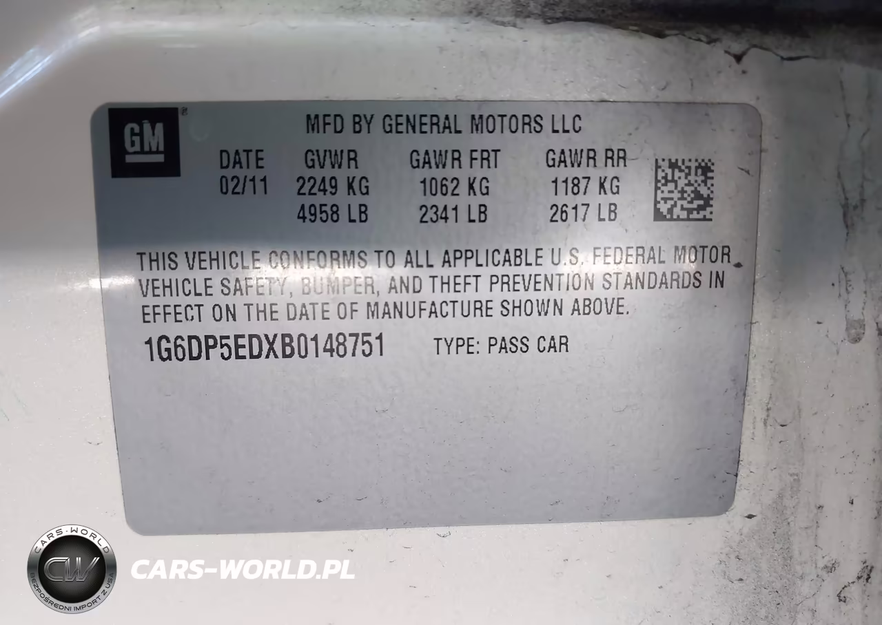 2011 Cadillac Cts Premium VIN:1G6DP5EDXB0148751 - 9