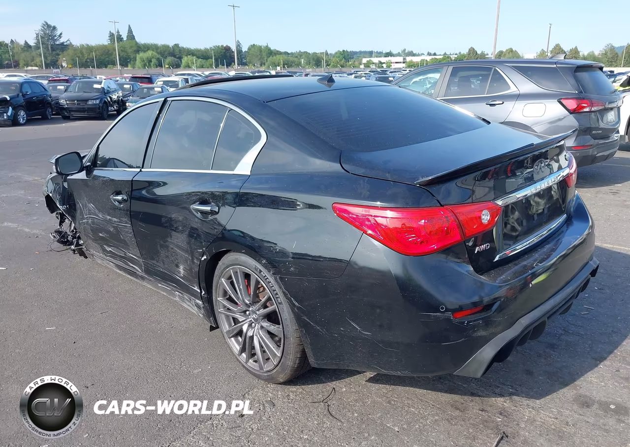 2017 Infiniti Q50 3.0T Red Sport 400 VIN:JN1FV7AR0HM871389 - 3
