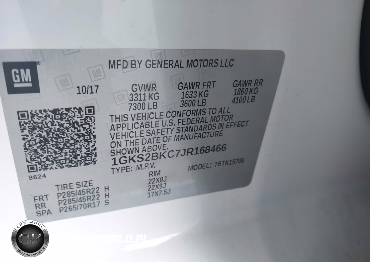 2018 GMC Yukon Slt VIN:1GKS2BKC7JR168466 - 9