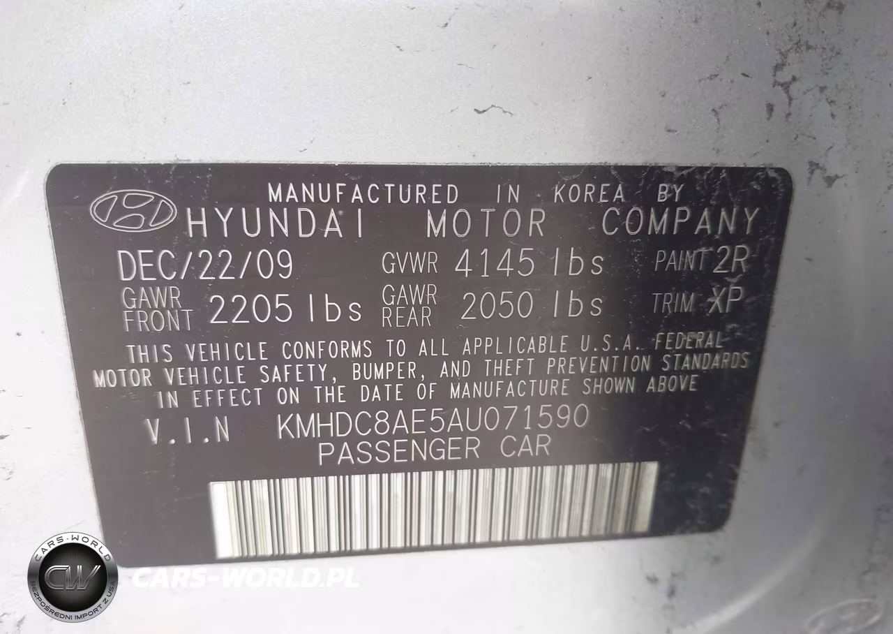 2010 Hyundai Elantra Touring Gls VIN:KMHDC8AE5AU071590 - 9