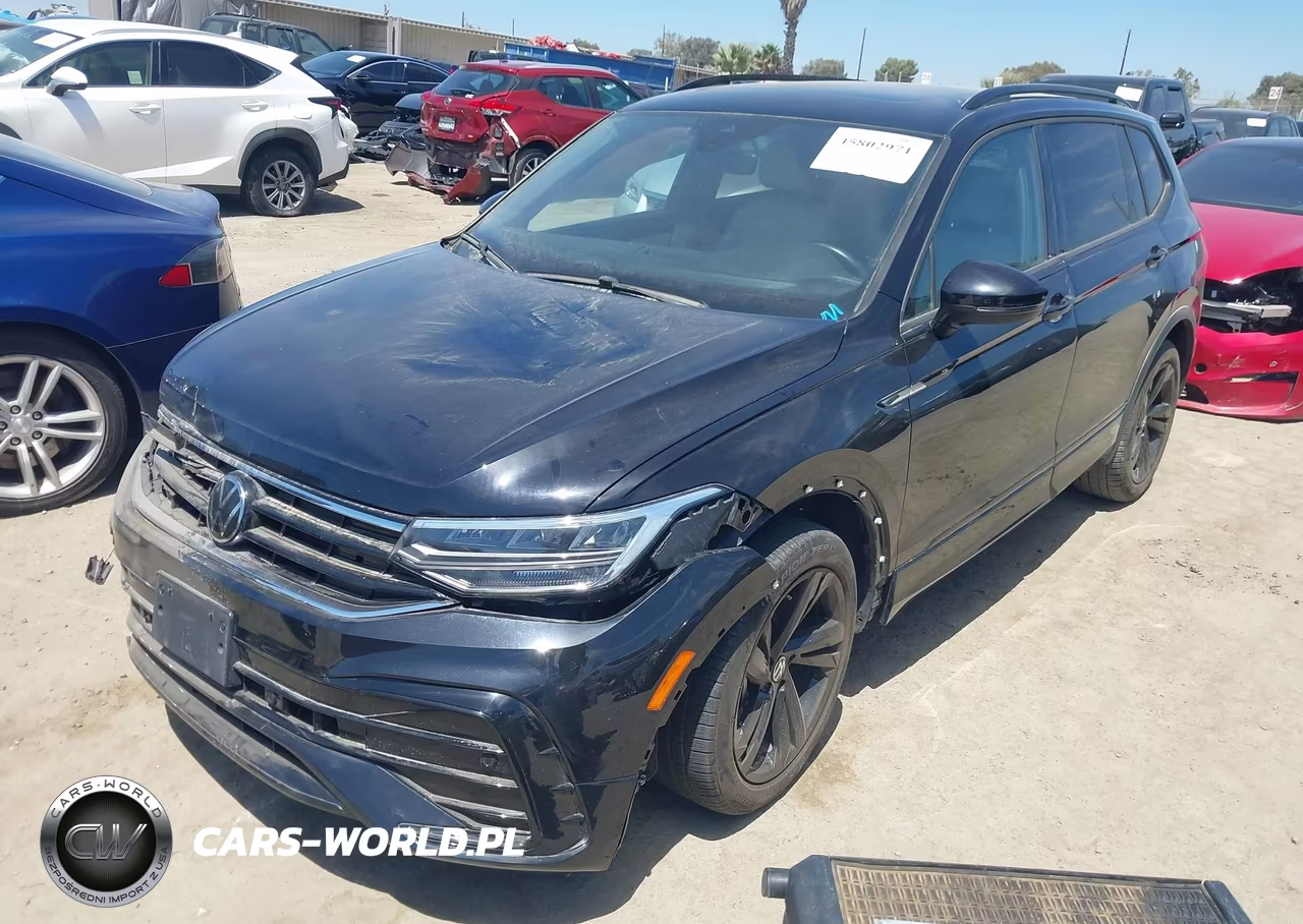 2024 Volkswagen Tiguan 2.0T Se R-Line Black VIN:3VVCB7AX1RM003044 - 2