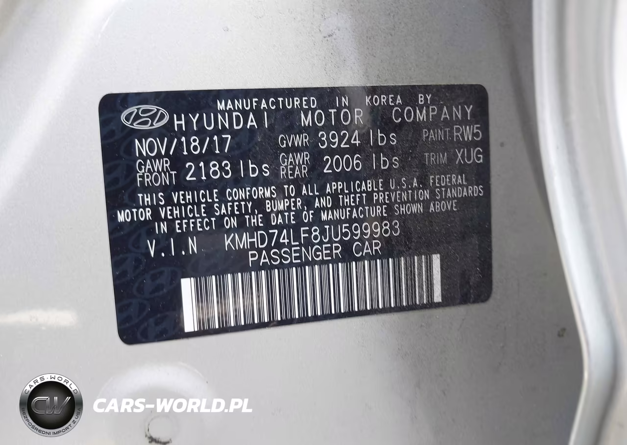 2018 Hyundai Elantra Se VIN:KMHD74LF8JU599983 - 9