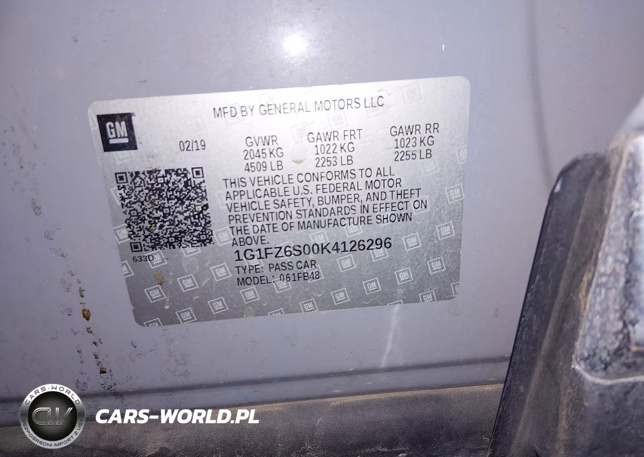 2019 Chevrolet Bolt Ev Premier VIN:1G1FZ6S00K4126296 - 9