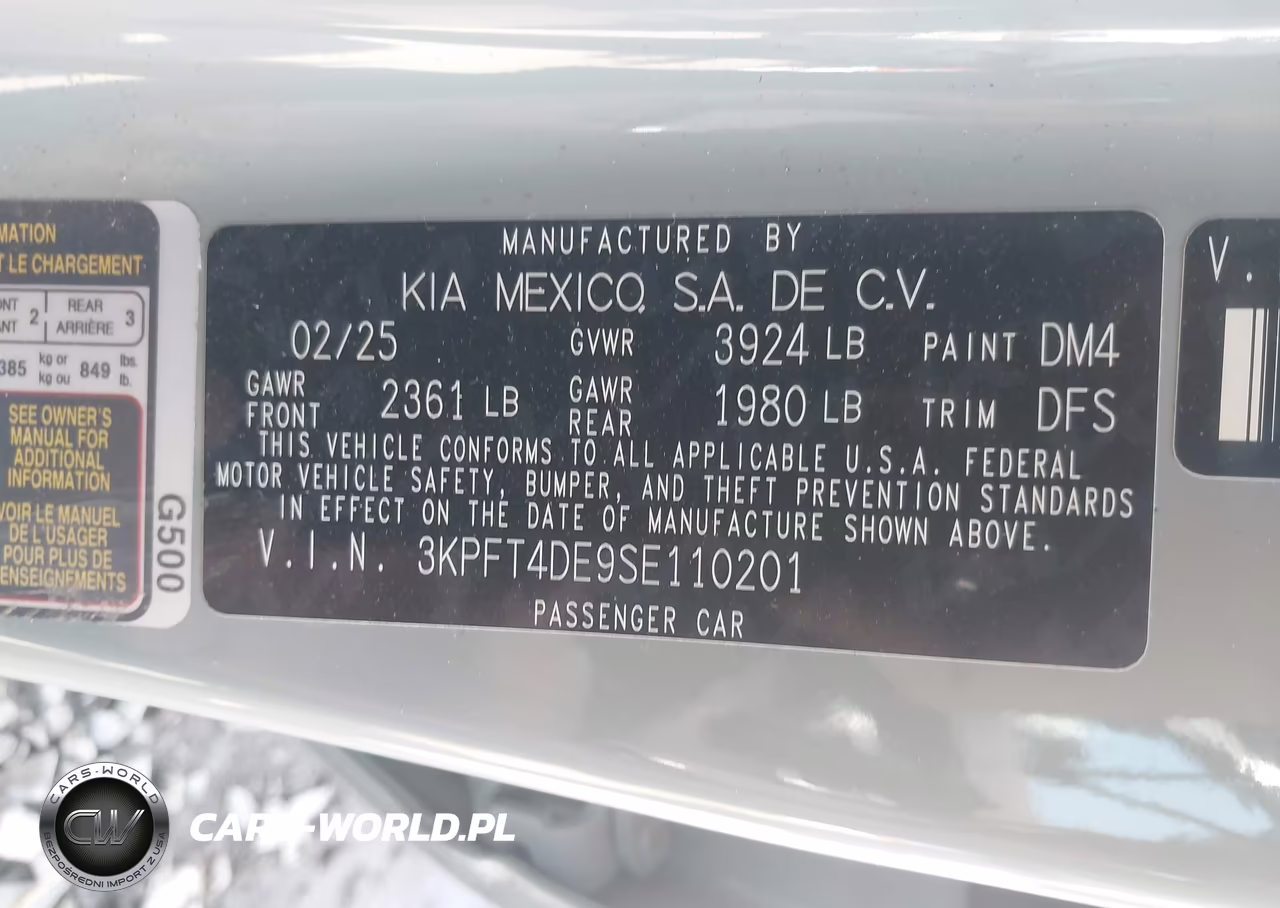 2025 Kia K4 Lxs VIN:3KPFT4DE9SE110201 - 9