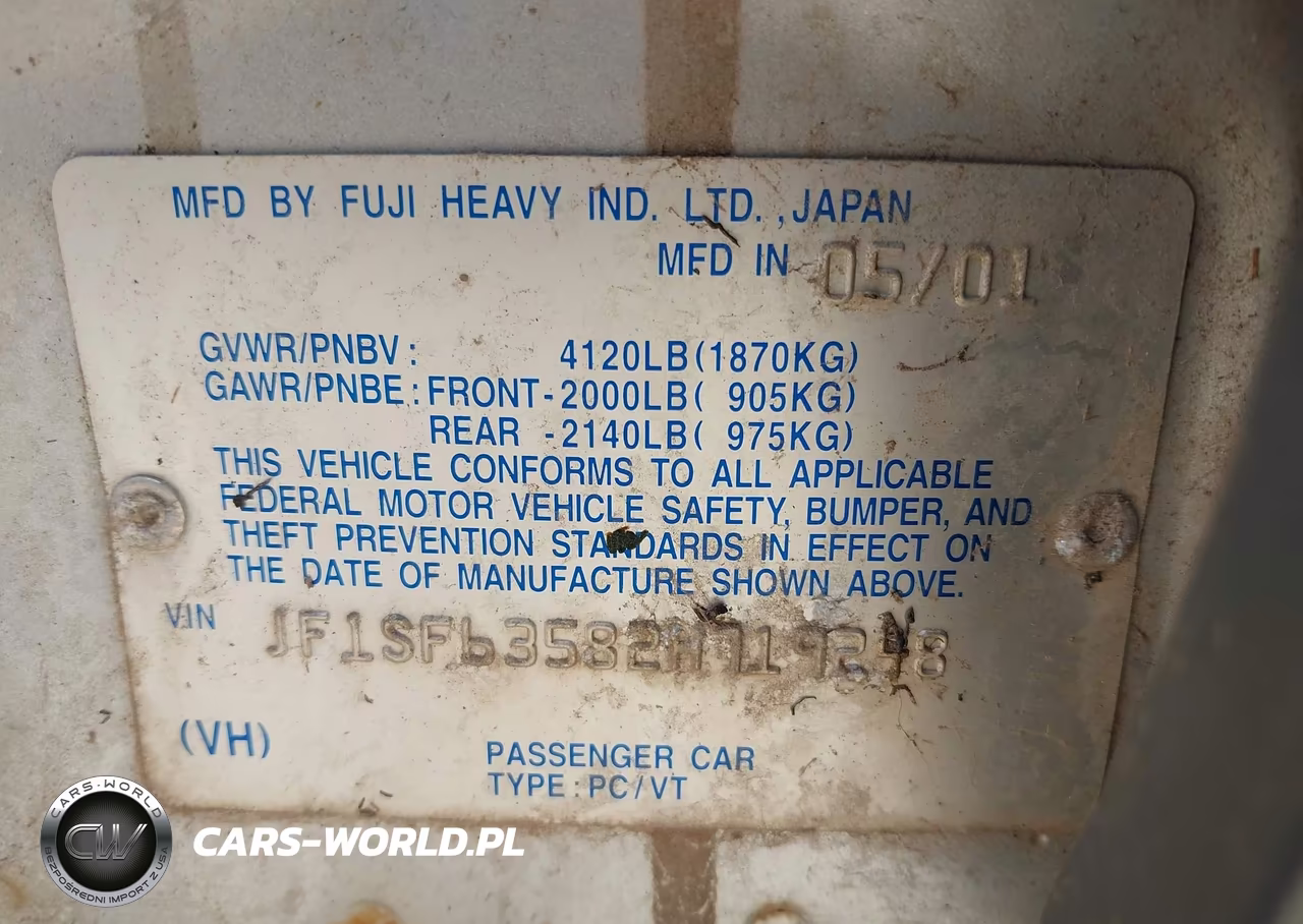 2002 Subaru Forester L VIN:JF1SF63582H719248 - 9