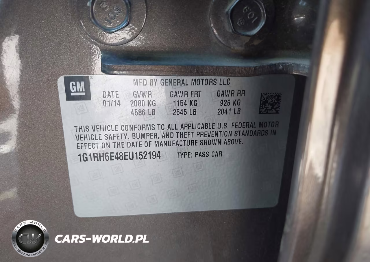2014 Chevrolet Volt VIN:1G1RH6E48EU152194 - 9