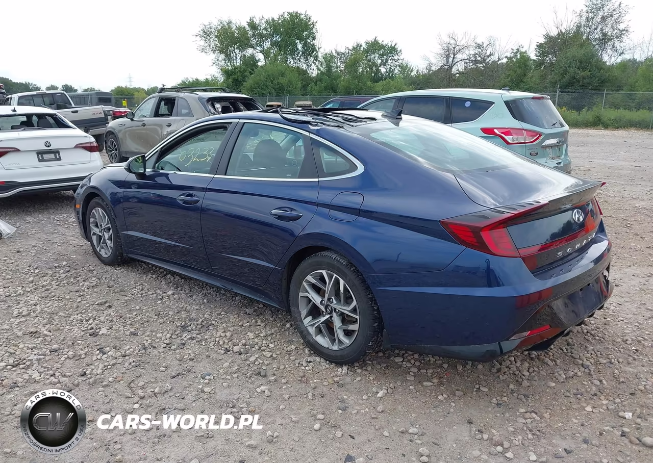 2020 Hyundai Sonata Sel VIN:5NPEF4JA1LH035513 - 3
