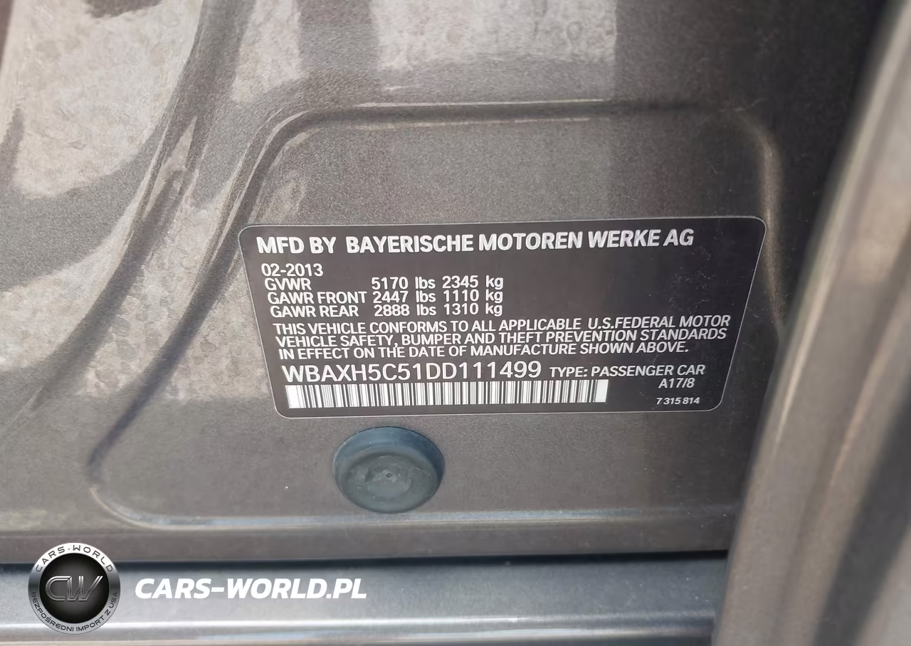 2013 BMW 528I xDrive VIN:WBAXH5C51DD111499 - 9