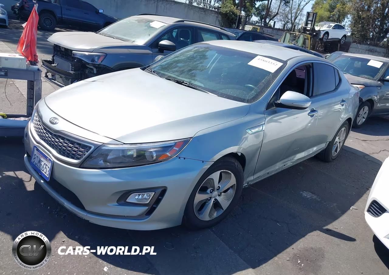 2014 Kia Optima Hybrid Lx VIN:KNAGM4AD9E5070714 - 2
