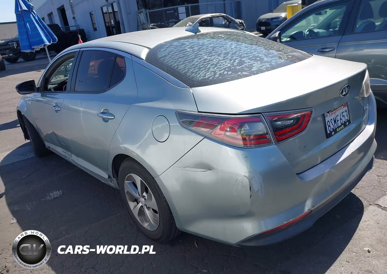 2014 Kia Optima Hybrid Lx VIN:KNAGM4AD9E5070714 - 3