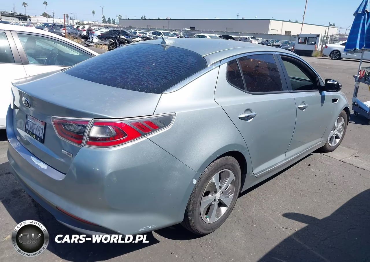 2014 Kia Optima Hybrid Lx VIN:KNAGM4AD9E5070714 - 4