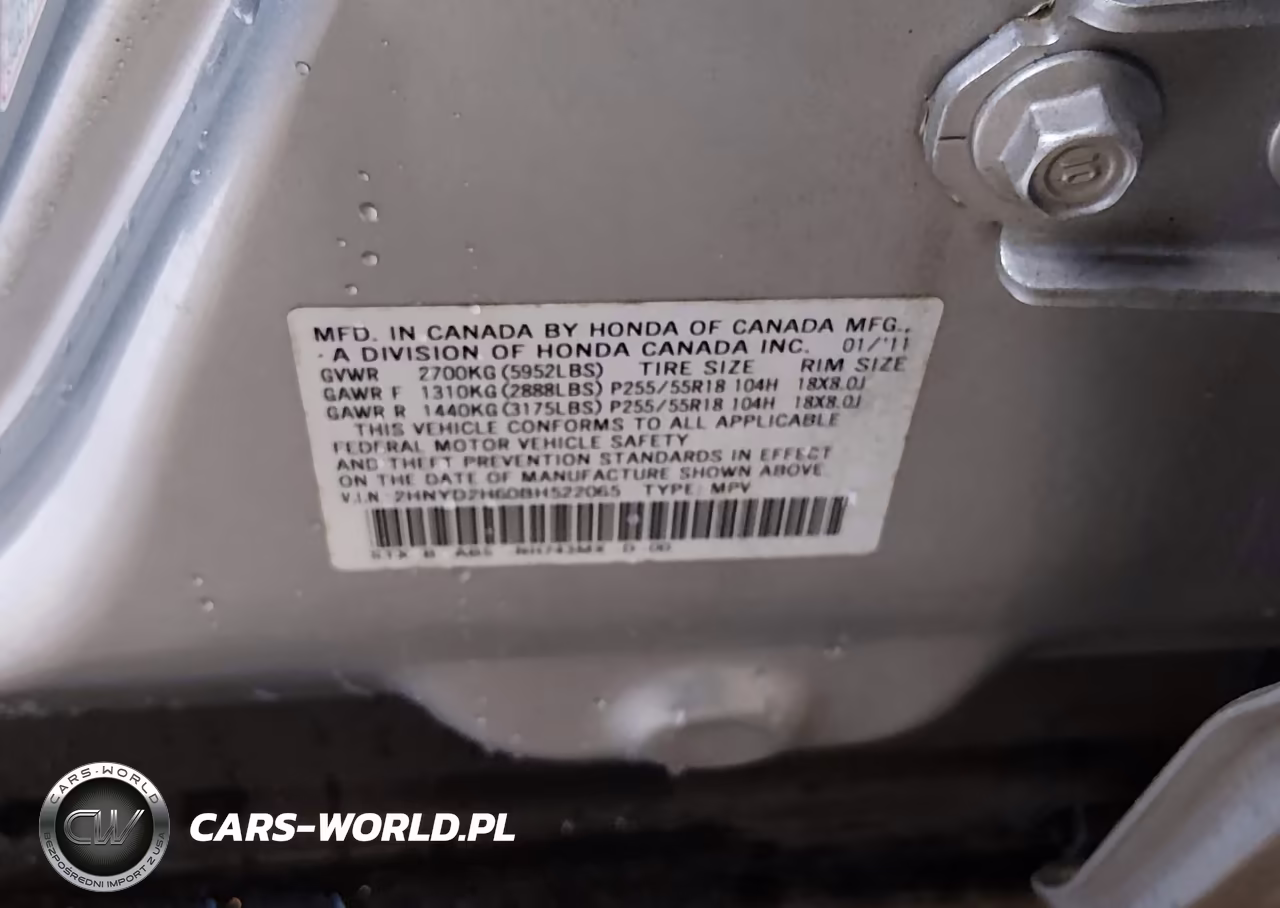 2011 Acura Mdx Technology Package VIN:2HNYD2H60BH522065 - 9
