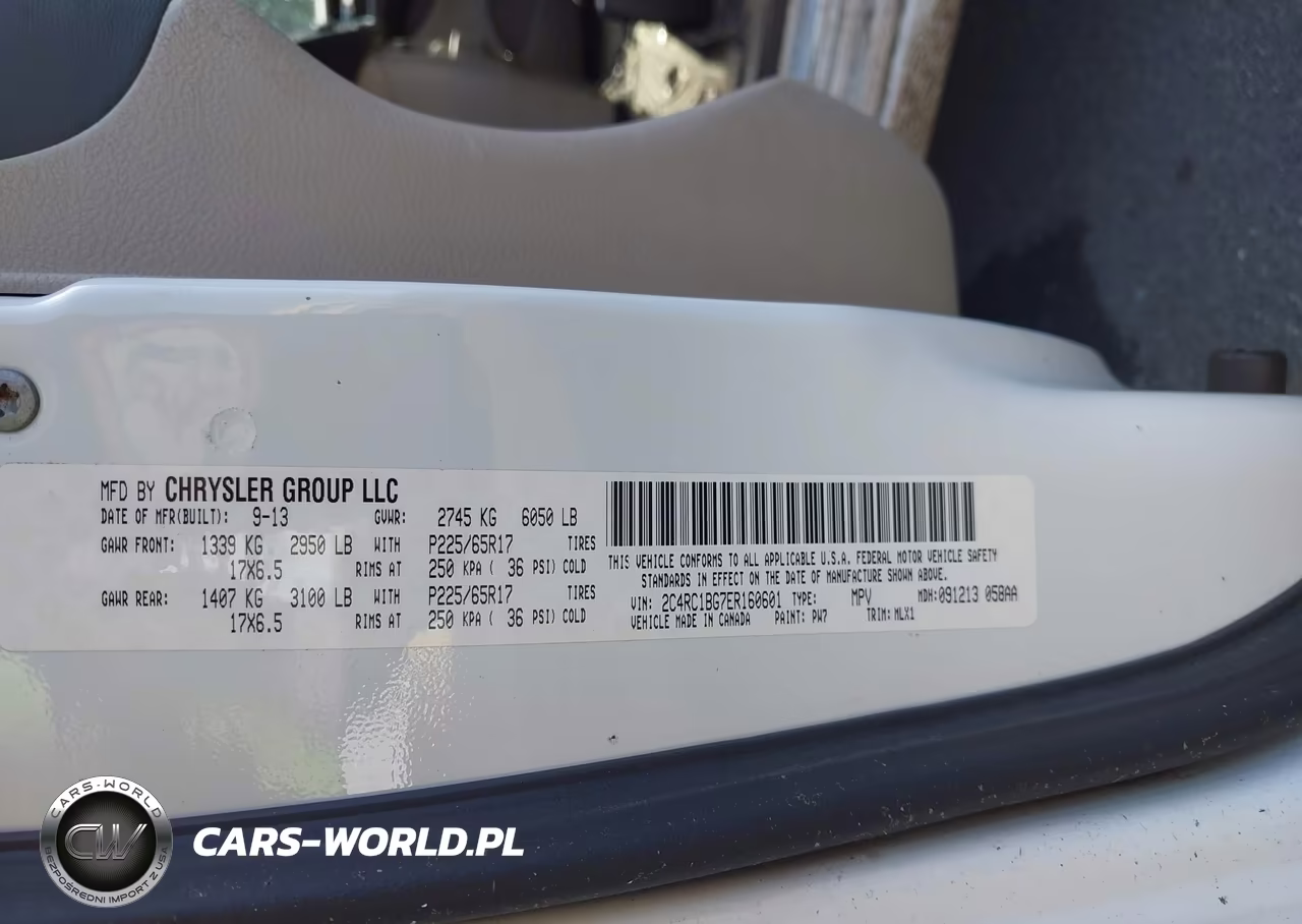 2014 Chrysler Town & Country Touring VIN:2C4RC1BG7ER160601 - 9